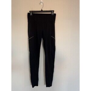 ATHLETA High Rise Metro Drifter Tight Black High Waisted Active Workout Size ST